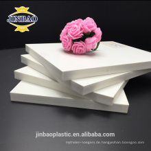 Jinbao weiße farbe 4x8ft 8mm 10mm pvc blatt pvc dekorative blatt